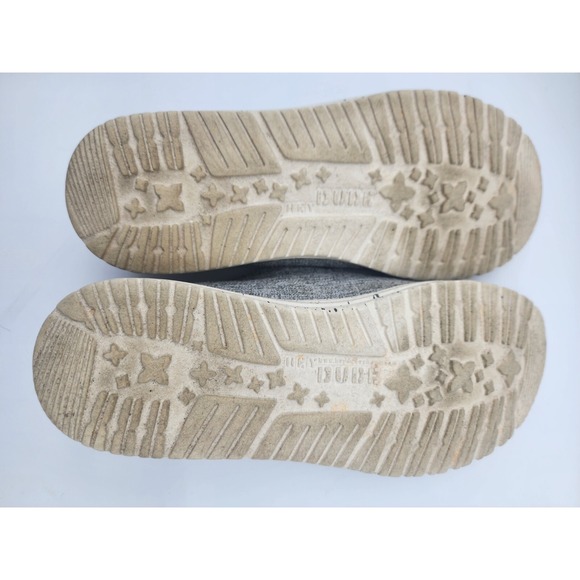 Hey Dude Shoes Womens Sz 9 Grey Wendy L Linen Iron Slip On Comfort - Picture 5 of 5